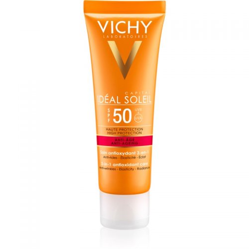 Vichy Idéal Soleil Anti-age krem ochronny o działaniu przeciwstarzeniowym SPF 50 50 ml