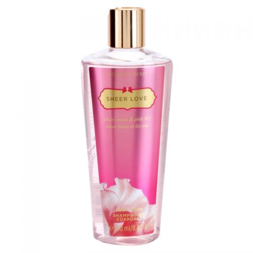 Victoria’s Secret Sheer Love White Cotton & Pink Lily żel pod prysznic dla kobiet 250 ml