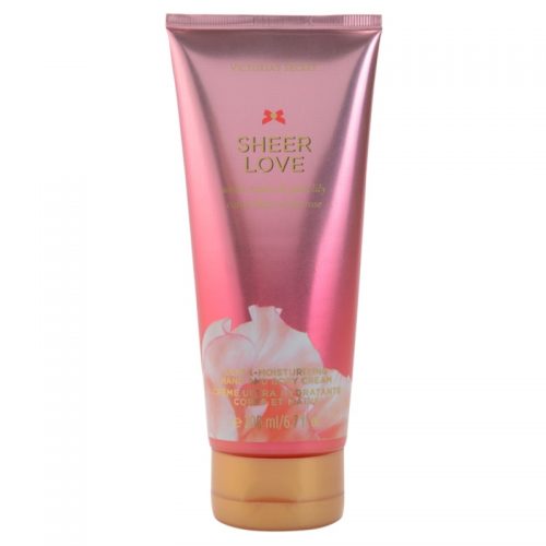 Victoria’s Secret Sheer Love White Cotton & Pink Lily krem do ciała dla kobiet 200 ml