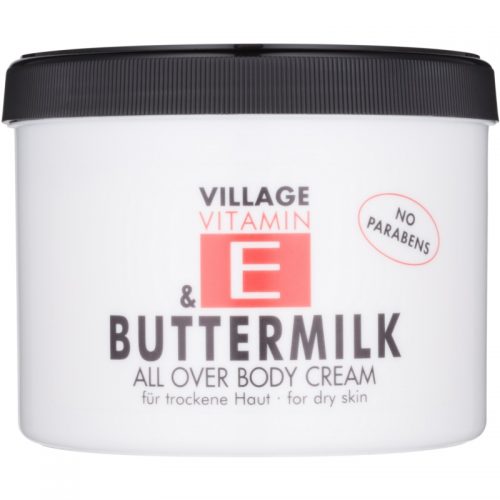 Village Vitamin E Buttermilk krem do ciała bez parabenów 500 ml
