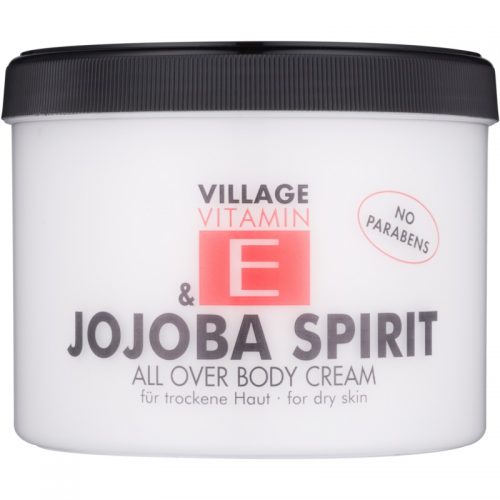 Village Vitamin E Jojoba Spirit krem do ciała bez parabenów 500 ml