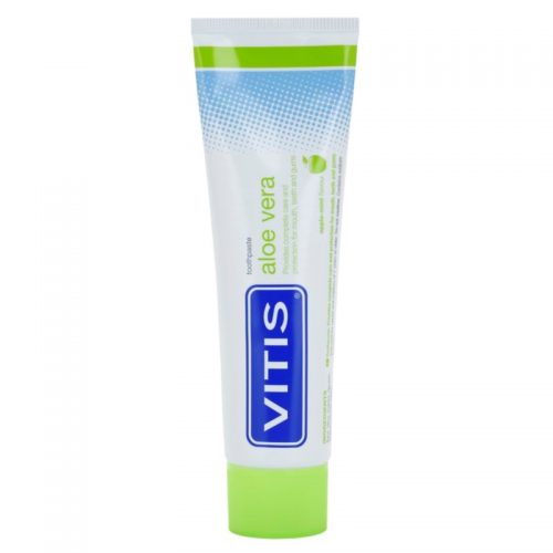 Vitis Aloe Vera pasta do kompletnej ochrony zębów odświeżająca oddech smak Apple Mint 100 ml