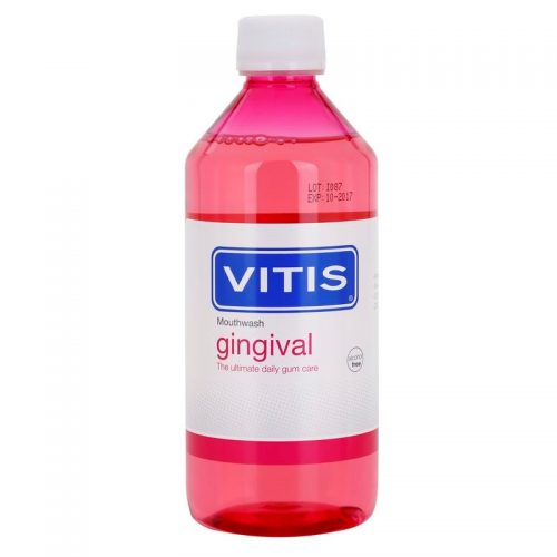 Vitis Gingival płyn do płukania jamy ustnej przeciw płytce nazębnej i dla zdrowych dziąseł 500 ml