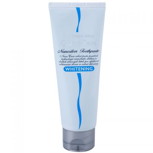White Pearl NanoCare Whitening Pasta do zębów z nanocząsteczkami srebra przeciwko plamom na szkliwie 100 g