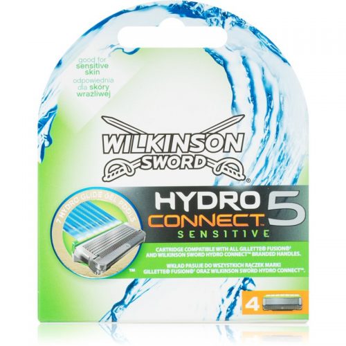 Wilkinson Sword Hydro Connect 5 zapasowe ostrza dla cery wrażliwej 4 szt.
