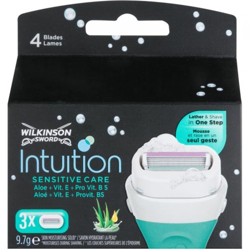 Wilkinson Sword Intuition Sensitive Care zapasowe ostrza 3 szt. 3 szt.
