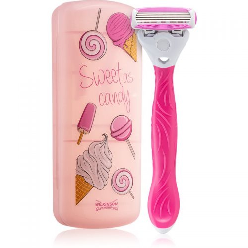 Wilkinson Sword Quattro for Women Aloe & Vit. E golarka dla kobiet z futerałem