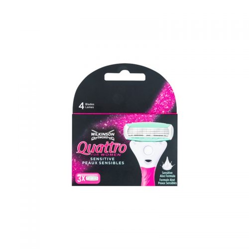 Wilkinson Sword Quattro for Women Sensitive zapasowe ostrza 3 szt. 3 szt.
