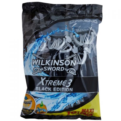 Wilkinson Sword Xtreme 3 Black Edition jednorazowe maszynki do golenia 10 szt. 10 szt.