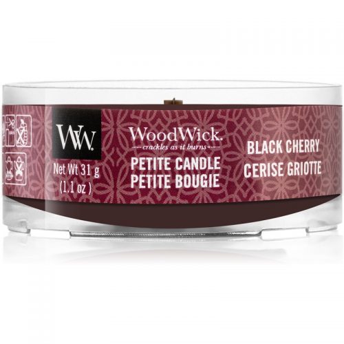 Woodwick Black Cherry sampler z drewnianym knotem 31 g
