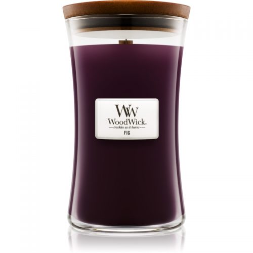 Woodwick Fig świeczka zapachowa z drewnianym knotem 609,5 g