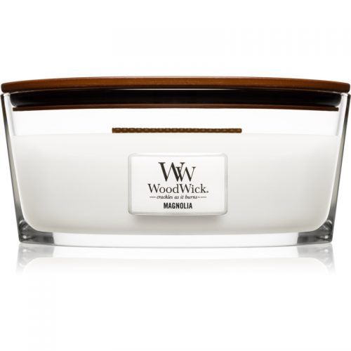 Woodwick Magnolia świeczka zapachowa z drewnianym knotem (hearthwick) 453,6 g
