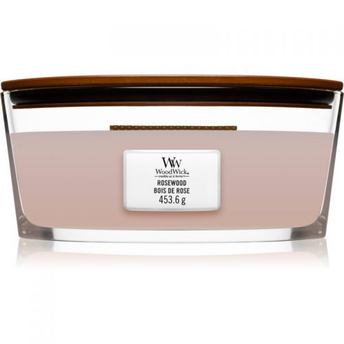 Woodwick Rosewood świeczka zapachowa z drewnianym knotem (hearthwick) 453,6 g