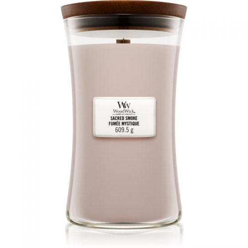 Woodwick Sacred Smoke świeczka zapachowa z drewnianym knotem 609,5 g