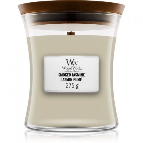 Woodwick Smoked Jasmine świeczka zapachowa z drewnianym knotem 275 g