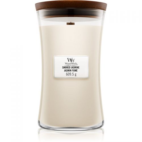 Woodwick Smoked Jasmine świeczka zapachowa z drewnianym knotem 609,5 g