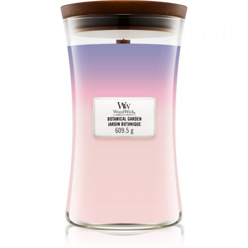 Woodwick Trilogy Botanical Gardens świeczka zapachowa z drewnianym knotem 609,5 g