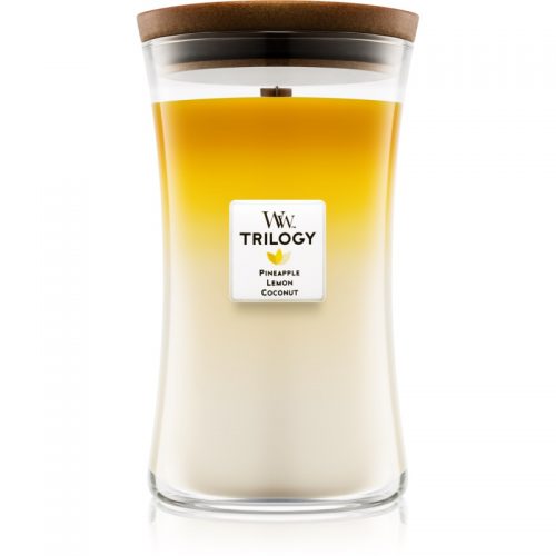 Woodwick Trilogy Fruits of Summer świeczka zapachowa duża 609,5 g