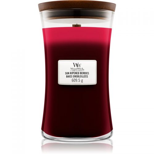 Woodwick Trilogy Sun Ripened Berries świeczka zapachowa z drewnianym knotem 609,5 g