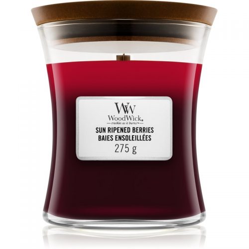 Woodwick Trilogy Sun Ripened Berries świeczka zapachowa z drewnianym knotem 275 g