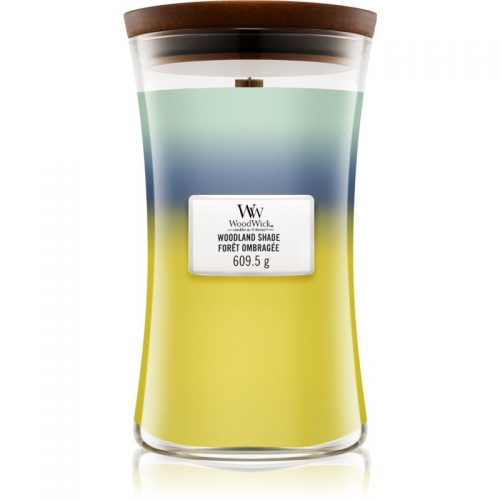 Woodwick Trilogy Woodland Shade świeczka zapachowa z drewnianym knotem 609,5 g