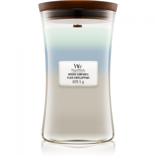 Woodwick Trilogy Woven Comforts świeczka zapachowa z drewnianym knotem 609,5 g