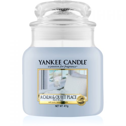 Yankee Candle A Calm & Quiet Place świeczka zapachowa Classic średnia 411 g