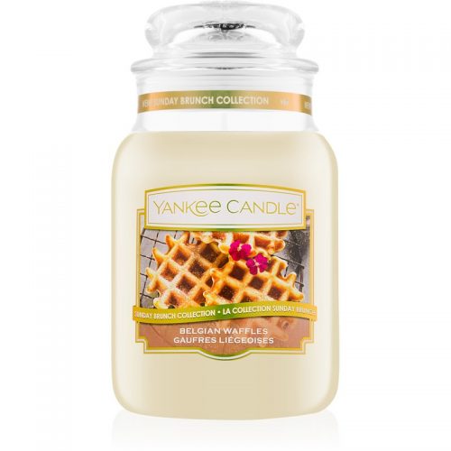 Yankee Candle Belgian Waffles świeczka zapachowa Classic duża 623 g