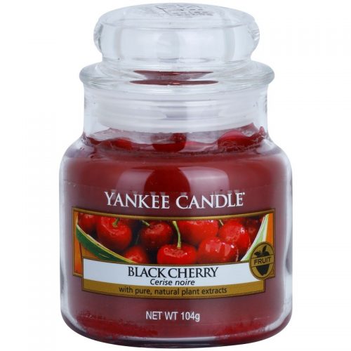 Yankee Candle Black Cherry świeczka zapachowa Classic mała 104 g