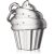 Yankee Candle Charming Scents Cupcake wisiorek na zapach do auta