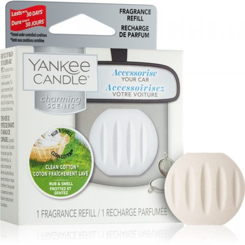 Yankee Candle Clean Cotton odświeżacz do samochodu napełnienie