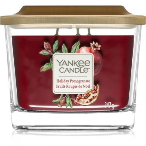 Yankee Candle Elevation Holiday Pomegranate świeczka zapachowa średnia 347 g