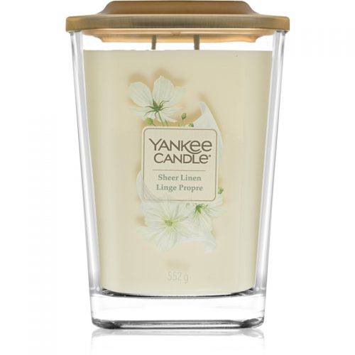 Yankee Candle Elevation Sheer Linen świeczka zapachowa duża 552 g