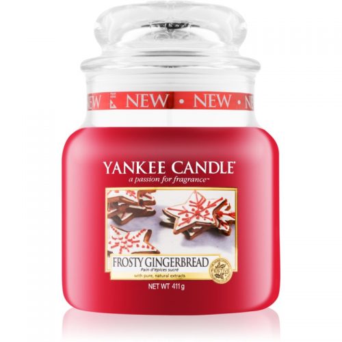 Yankee Candle Frosty Gingerbread świeczka zapachowa Classic średnia 411 g