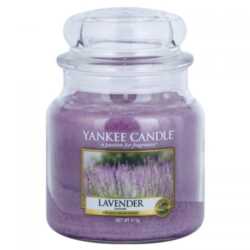 Yankee Candle Lavender świeczka zapachowa Classic średnia 411 g