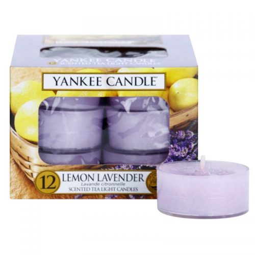 Yankee Candle Lemon Lavender świeczka typu tealight 12 x 9,8 g
