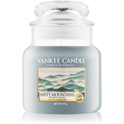 Yankee Candle Misty Mountains świeczka zapachowa Classic średnia 411 g