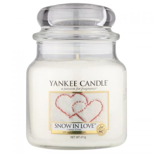 Yankee Candle Snow in Love świeczka zapachowa Classic średnia 411 g