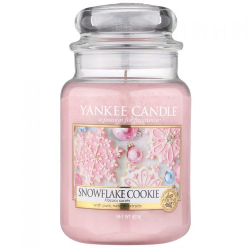 Yankee Candle Snowflake Cookie świeczka zapachowa Classic duża 623 g
