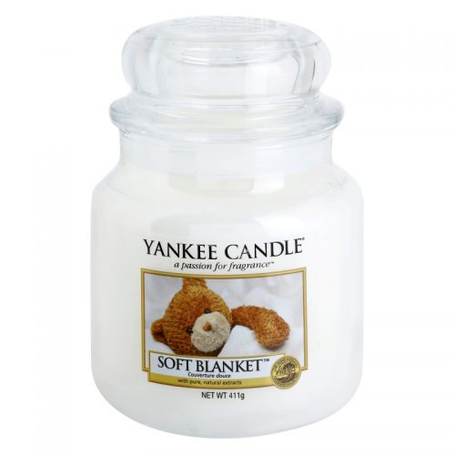 Yankee Candle Soft Blanket świeczka zapachowa Classic średnia 411 g