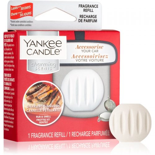 Yankee Candle Sparkling Cinnamon odświeżacz do samochodu napełnienie