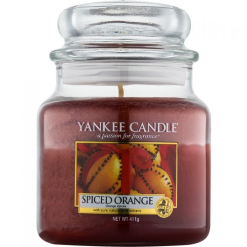 Yankee Candle Spiced Orange świeczka zapachowa Classic średnia 411 g