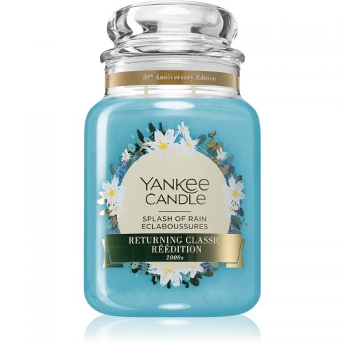 Yankee Candle Splash of Rain świeczka zapachowa Classic duża 623 g