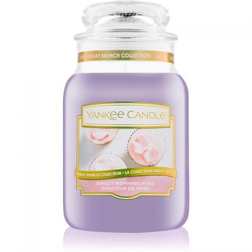 Yankee Candle Sweet Morning Rose świeczka zapachowa Classic duża 623 g