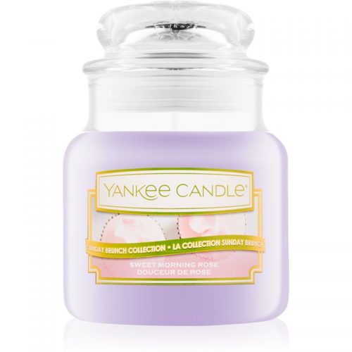 Yankee Candle Sweet Morning Rose świeczka zapachowa Classic mała 104 g