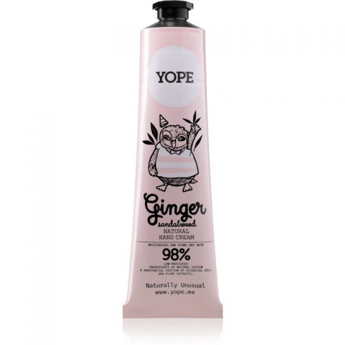 Yope Ginger & Sandalwood naturalny krem do rąk odżywienie i nawilżenie 100 ml