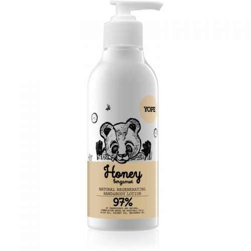 Yope Honey & Bergamot mleczko kojące i nawilżające do rąk 300 ml