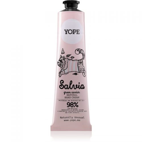 Yope Sage & Green Caviar naturalny krem do rąk odżywienie i nawilżenie 100 ml