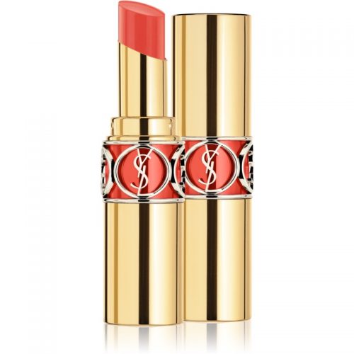 Yves Saint Laurent Rouge Volupté Shine Oil-In-Stick szminka nawilżająca odcień 14 Corail in Touch / Corail Marrakesh 3,2 g