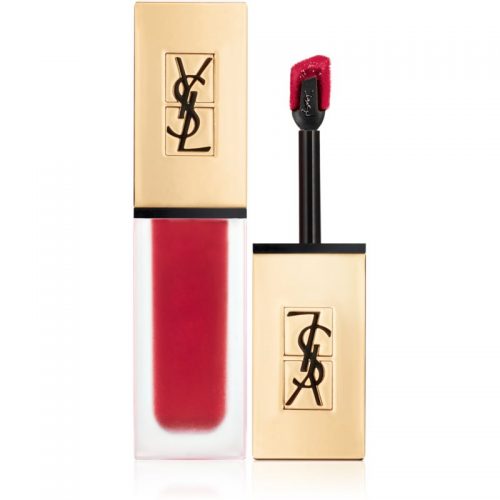 Yves Saint Laurent Tatouage Couture ultra-matowa szminka w płynie odcień 10 Carmin Statement – Medium Blue Red 6 ml